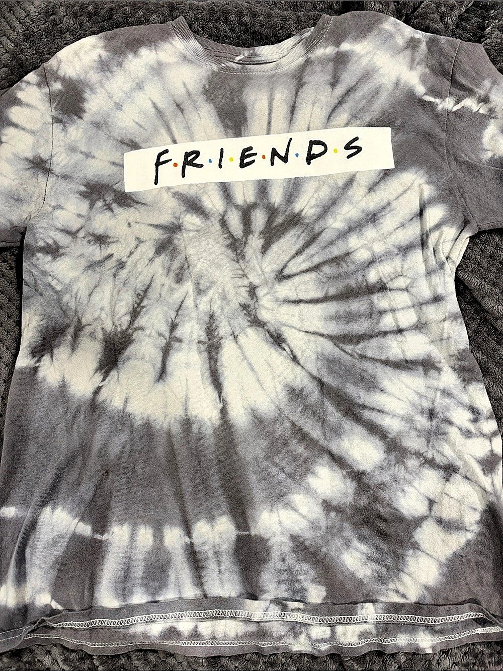 Friends Official Friends TV Series Logo Tie-Dye T-Shirt Official TV Series Logo